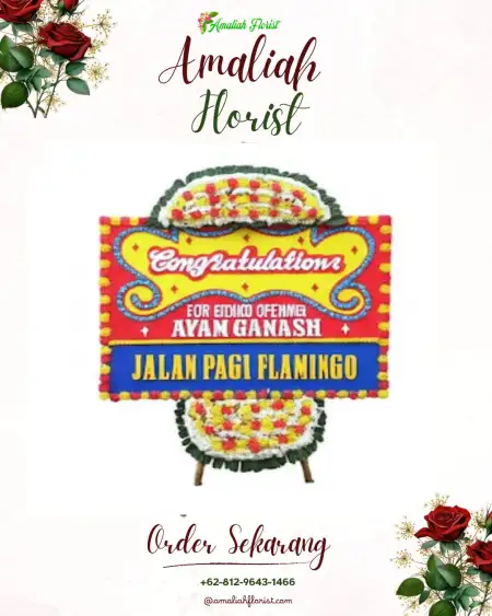 Sewa Papan Bunga Pronggoli