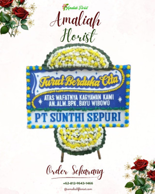 Papan Bunga Duka di Pronggoli