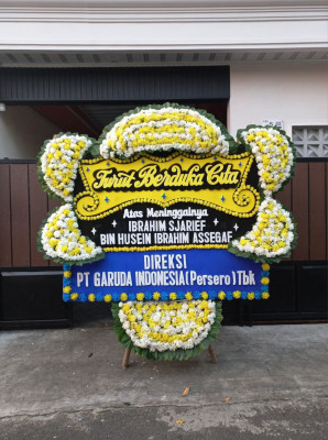 Papan Bunga Duka di Pronggoli