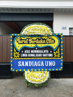 Papan Bunga Duka di Pronggoli